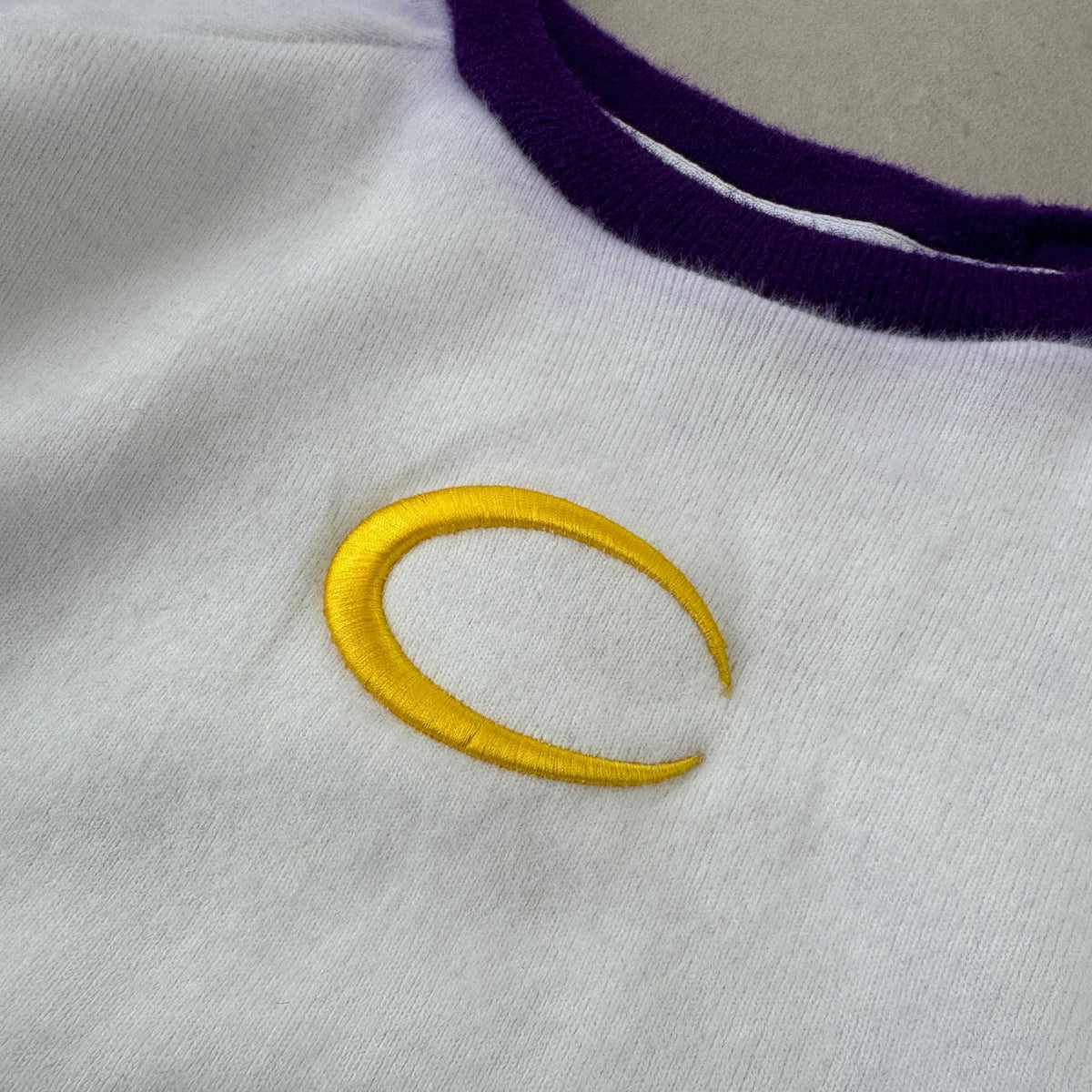 'MIRKO' Mohair Knit - crescent embroidery detail