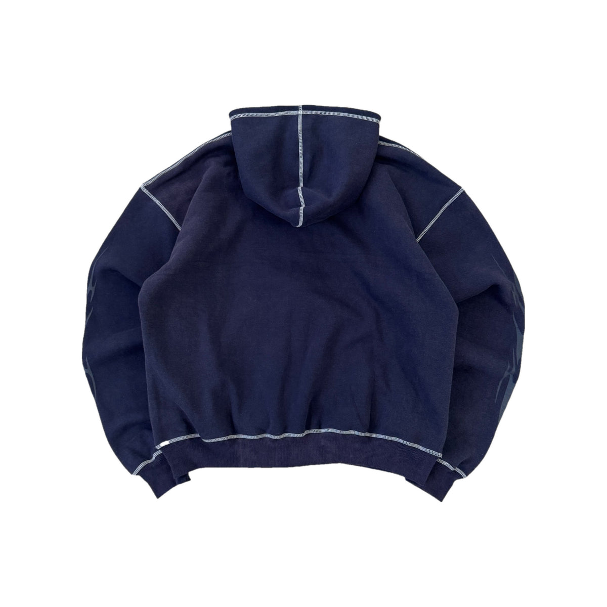 BLUE FLAME Hoodie back