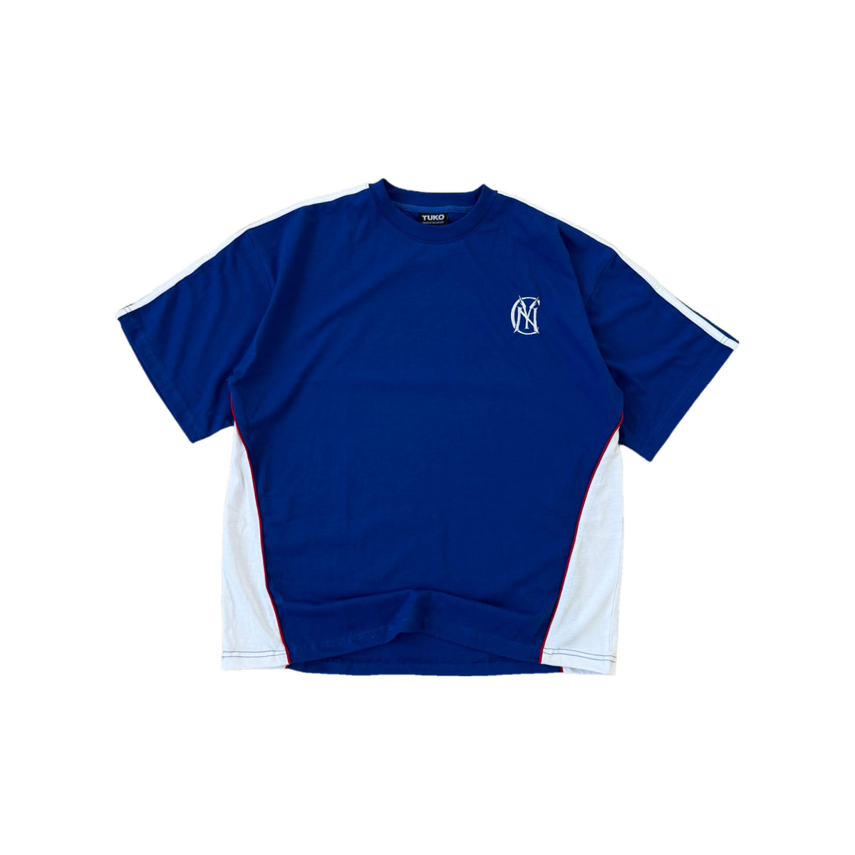 BLUE PANEL Tee front