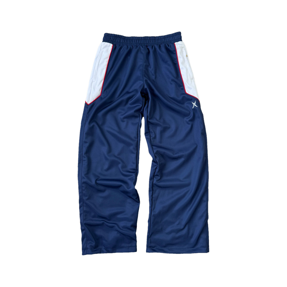 NAVY WHITE TRACK Pants front