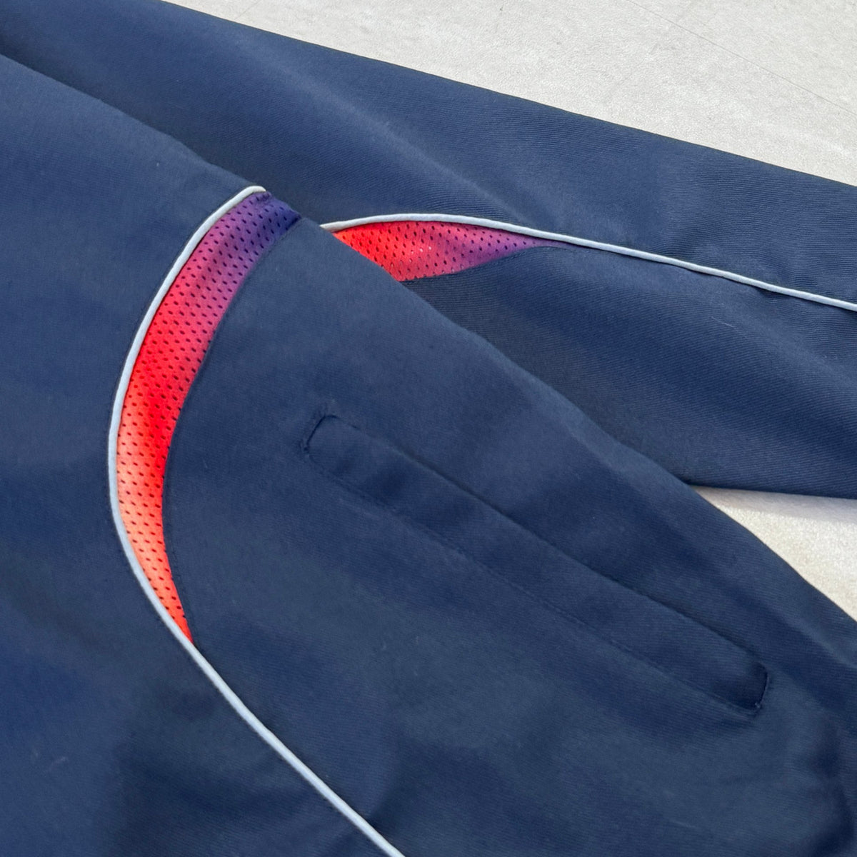 'HOT / COLD' Tech Jacket - zip side pocket and mesh panel detail
