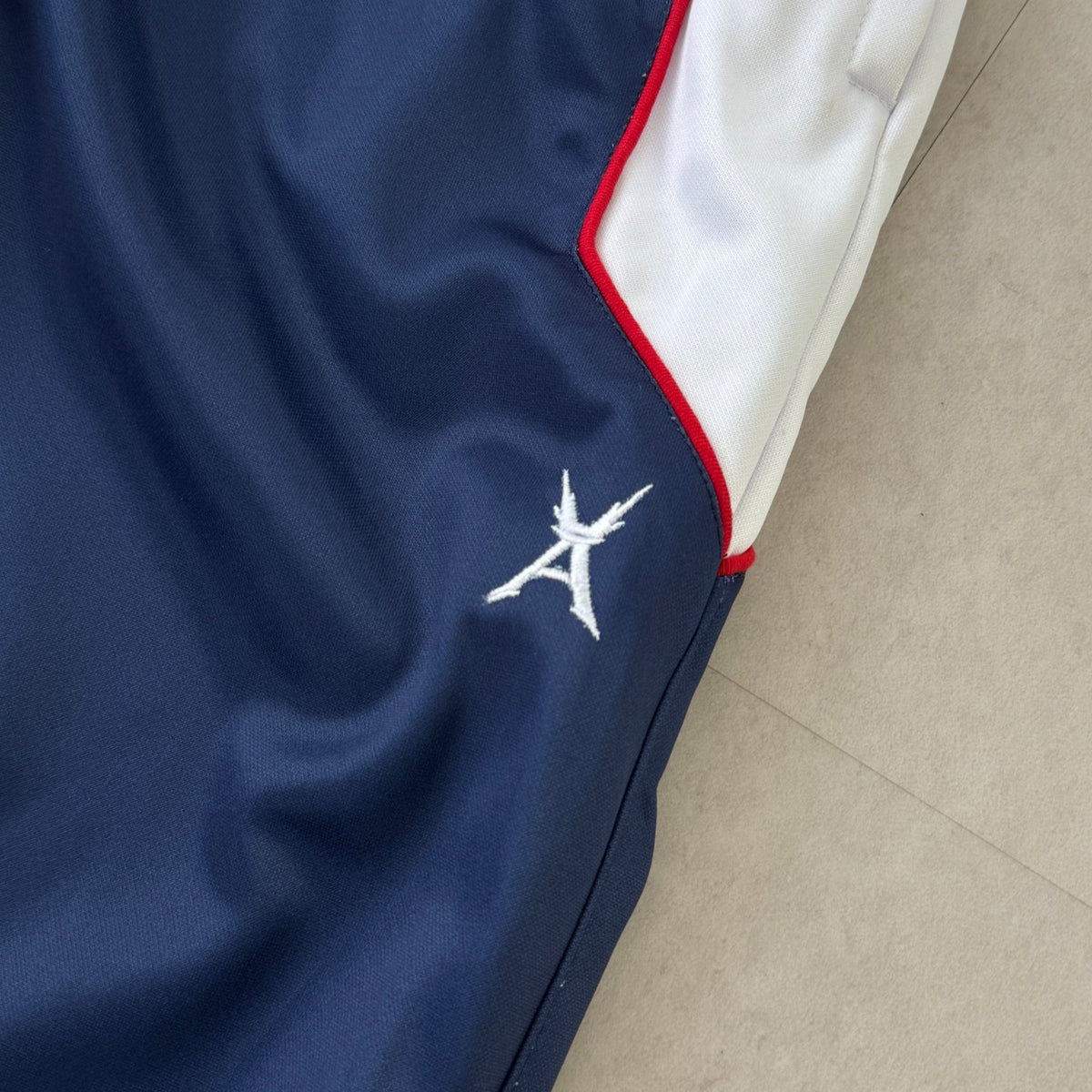 'ALL MIGHT' Track Pants - embroidered detail