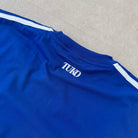 'ALL MIGHT' Boxy T (Navy) - back neck TUKO detail