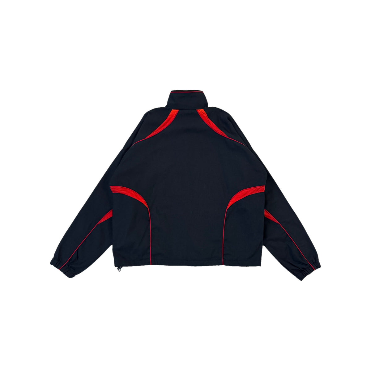 BLACK RED TRACK Jacket back