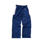NAVY WHITE TRACK Pants back