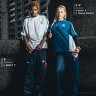 Size and fit reference - 6' model wearing L boxy T