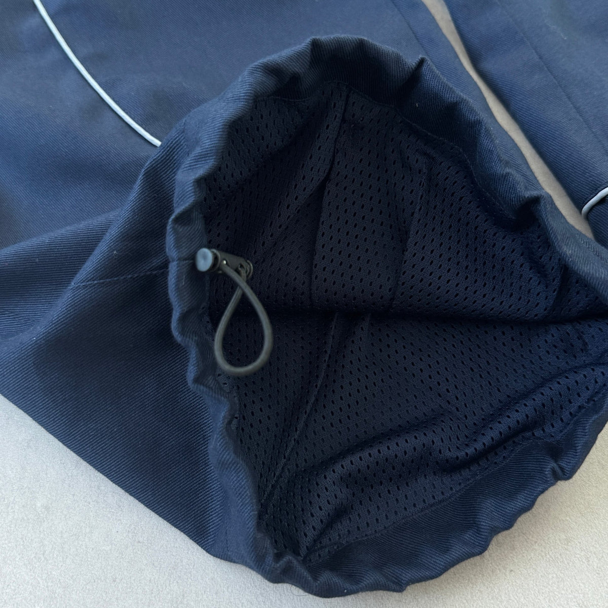 'HOT / COLD' Track Pants - adjustable toggle hem with mesh lining