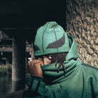 'DEKU' Skull Cap Beanie - worn, portrait