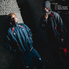Size and fit reference - 6' model wearing L tech jacket and L track pants