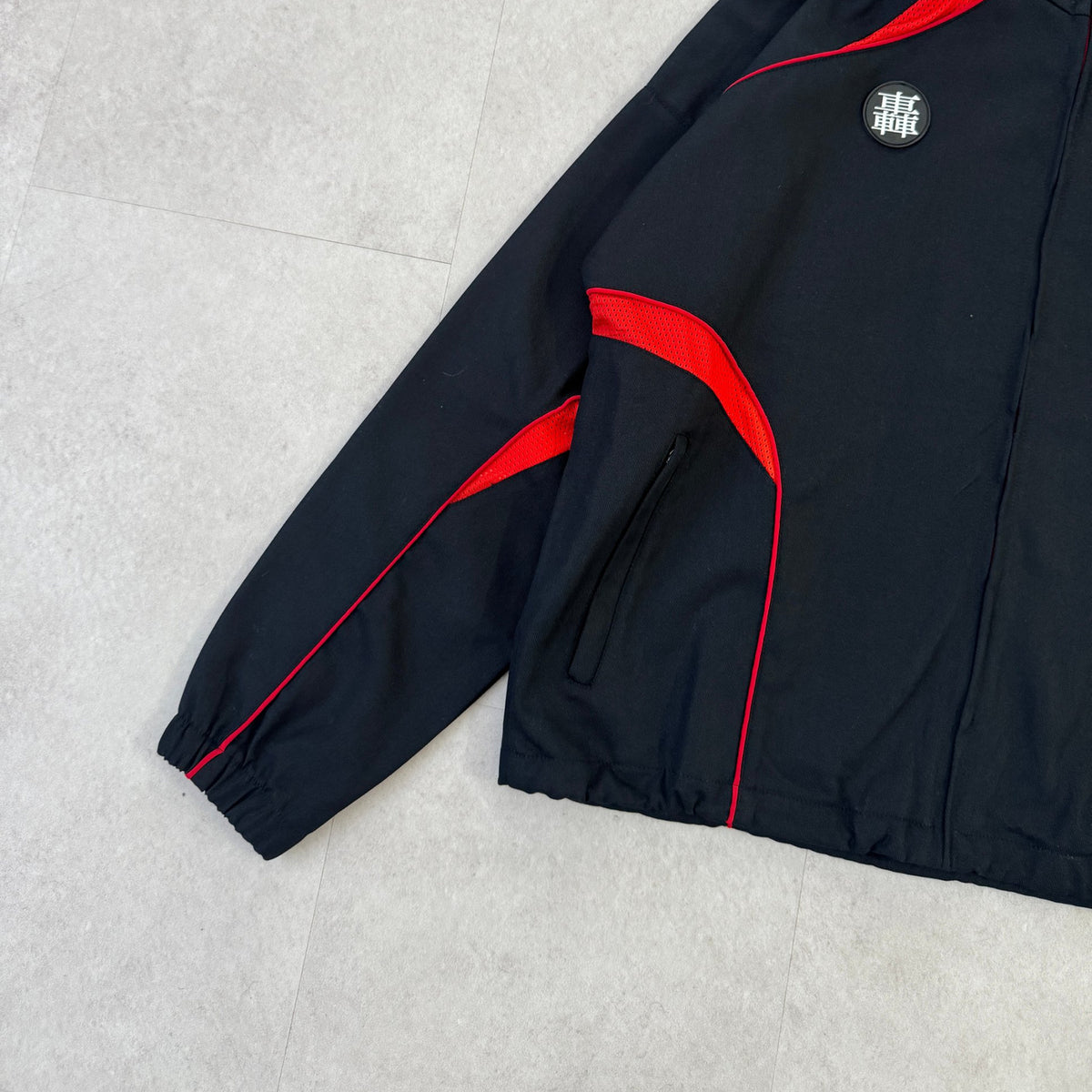 'HELLFIRE' Tech Jacket - full jacket flat lay